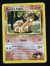 Brock's Vulpix 73/132 Common Gym Heroes Pokemon Unlimited Lightly Played on eBay