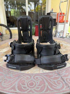 Salomon Snowboard Bindings Size M Black S2AS Pair All-Mountain