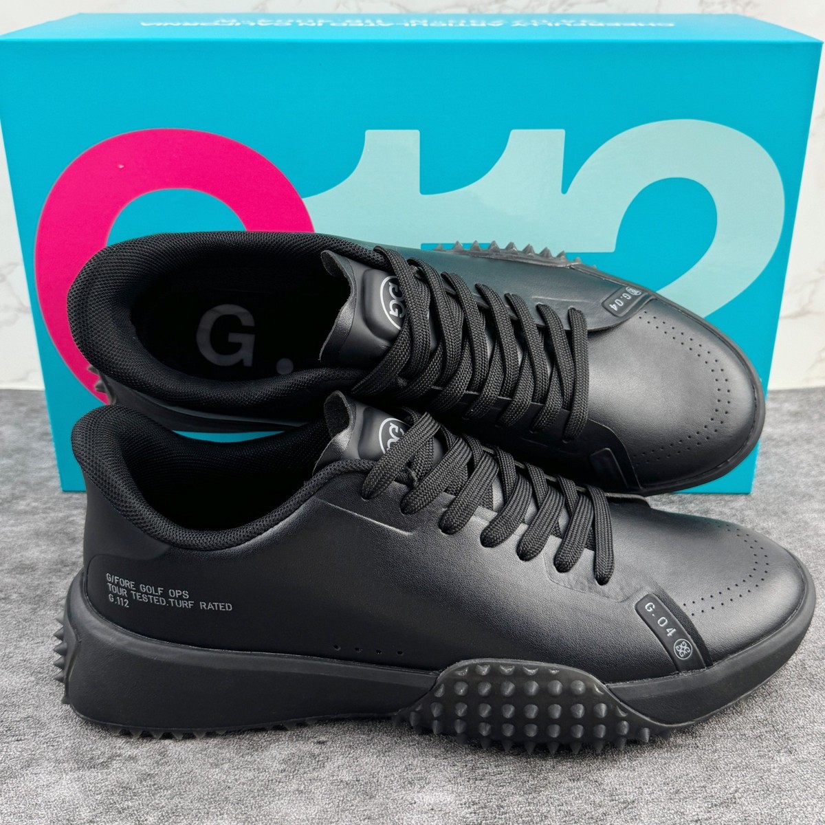ジーフォア G/FORE メンズゴルフシューズ　ブラック G/Fore Fore G4 G.112 Men's Golf Shoe Sneaker Black US 10 10.5 11