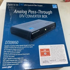 Energy Star Digital Stream DTX9950 Analog Pass-Through DTV Converter Box