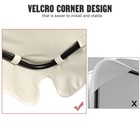 194x112cm Swing Canopy Top Replacement Cover UV30+ Patio Garden Yard Seat Ivory — photo 4
