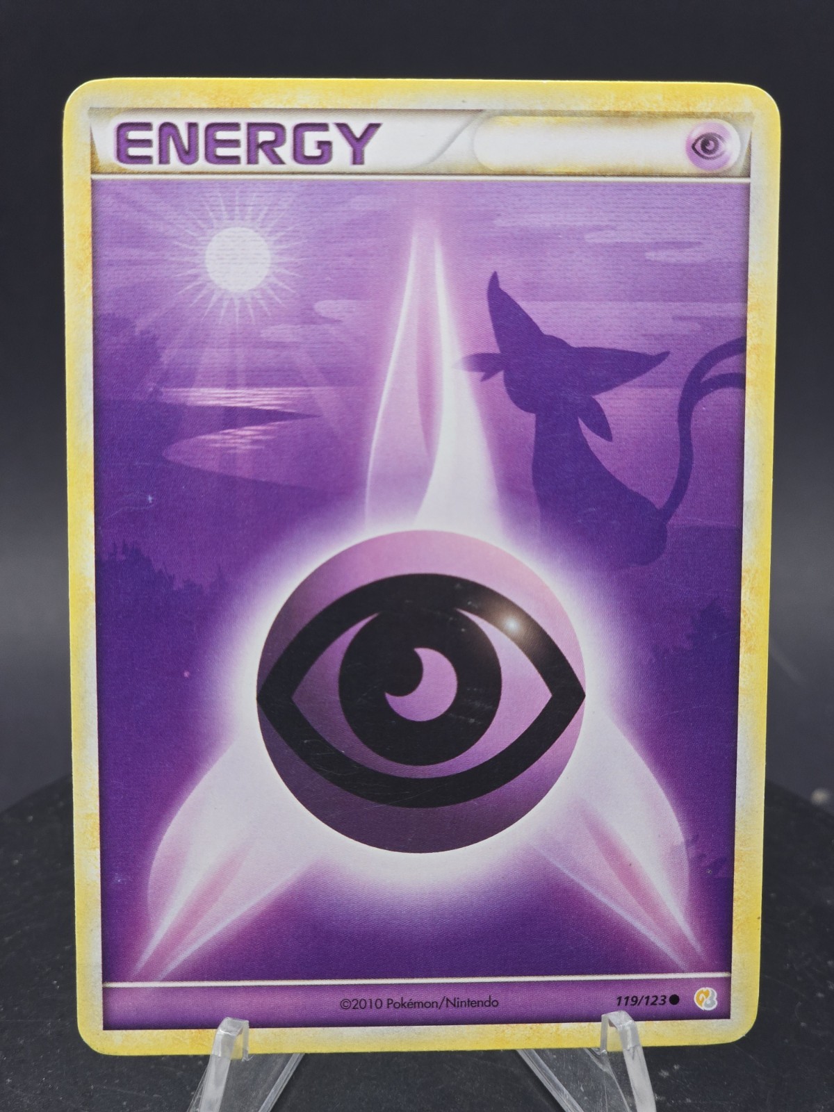 HeartGold SoulSilver Psychic Energy 119/123 English Pokemon Card