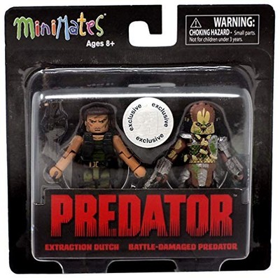 Minimates Predator Exclusive Extraction Dutch & Battle-Damaged Predator