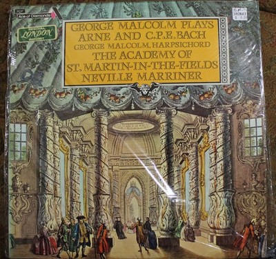 George Malcolm - Plays Arne And C.P.E. Bach - Used Vinyl Record - 84 - D7294z