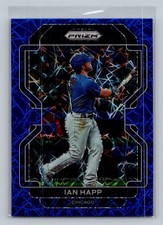 2022 Panini Prizm #9 Ian Happ Blue Velocity Prizm