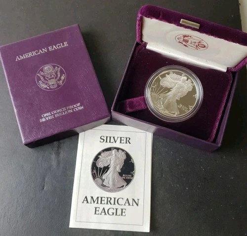 1987 S Proof $1 American Silver Eagle Dollar