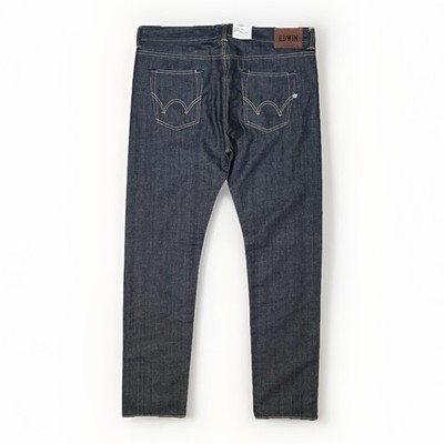 EDWIN ED-80 Quartz Blue Denim 11.25oz I011701 Blue Unwashed W38 L34