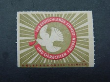 Vignette Unité de l'Allemagne et une paix juste Congrès populaire Saxe 1947