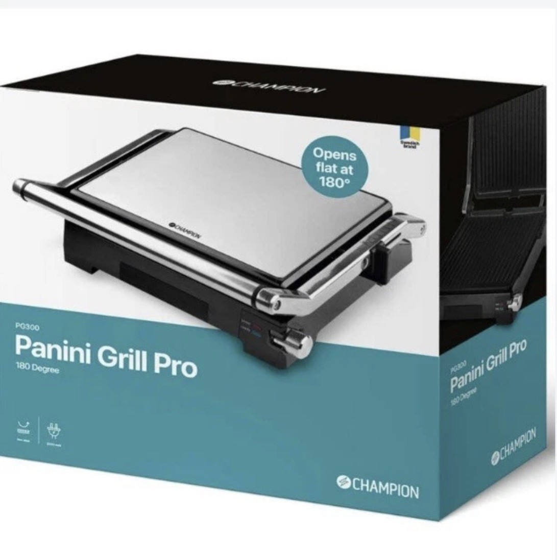 Champion Kontaktgrill Panini Grill Pro, NEU, OVP