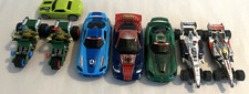 8 SLOT CAR LOT CARRERA GO 2 FORMULA 3 MARVEL FANTASIC 4 SPIDERMAN HOT WHEELS 456