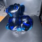 FENTON INDIGO BLUE LAYING DOWN CAT #5318 ZW — photo 2