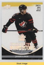 2023 Upper Deck Team Canada Juniors Prospectus Momentous Joshua Roy READ b3q