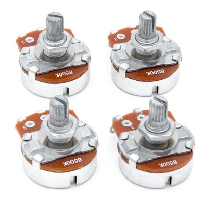 Xuxing 4PCS Guitar Large Potentiometer Audio Volume Short 15mm Shaft, B500K