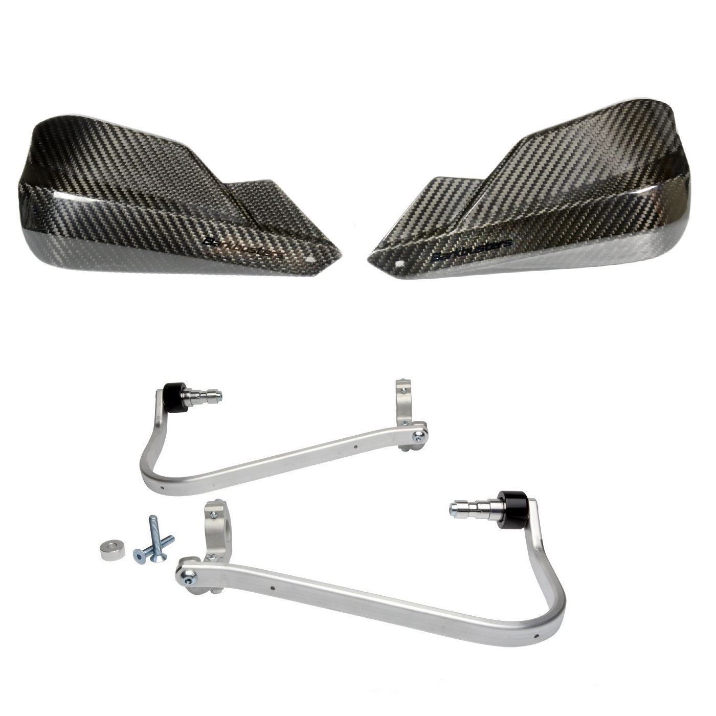 BarkBusters Carbon Handguard & Two Point Mount Ural 2007 Onwards