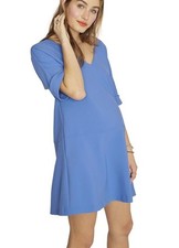 Hatch Maternity Women's THE BETHANY DRESS Periwinkle Size 2 M/8-10 258 NEW