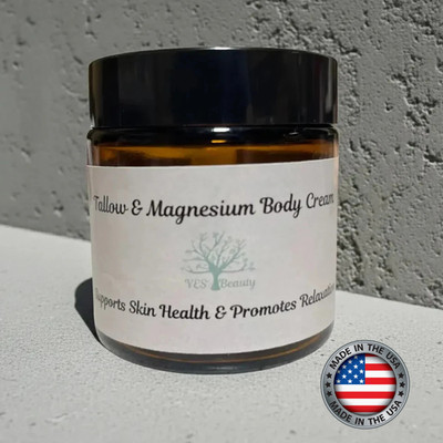 Tallow & Magnesium Body Cream | Supports Skin Health & Promotes Relaxation