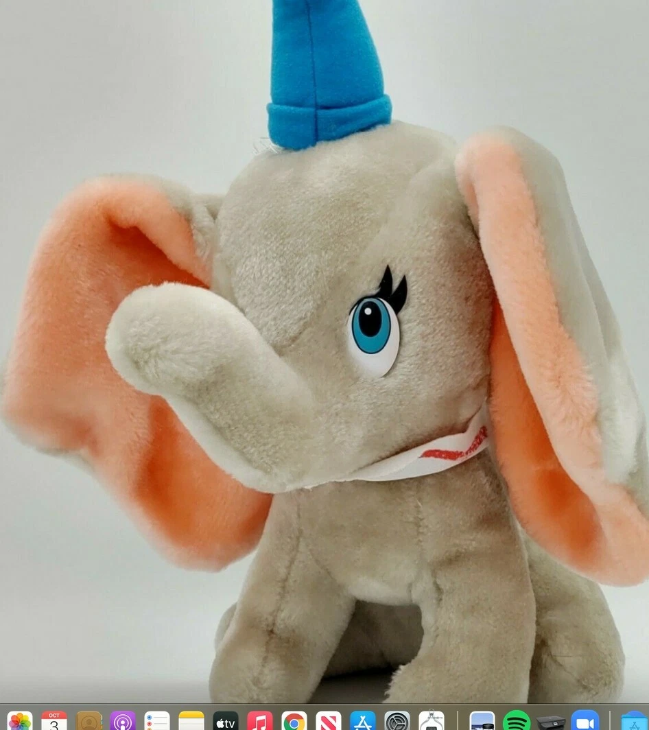 Vintage dumbo stuffed animal hotsell