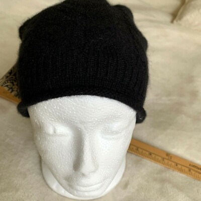 Christian Siriano black 100% cashmere hat NWT Christian Siriano black 100% cashmere hat | eBay main image 4