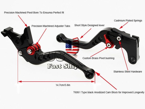 Adjust Short Clutch Brake For CBR600RR 2007-2017 FIREBLADE/SP 2008 2009 10-2016 - Picture 10 of 12