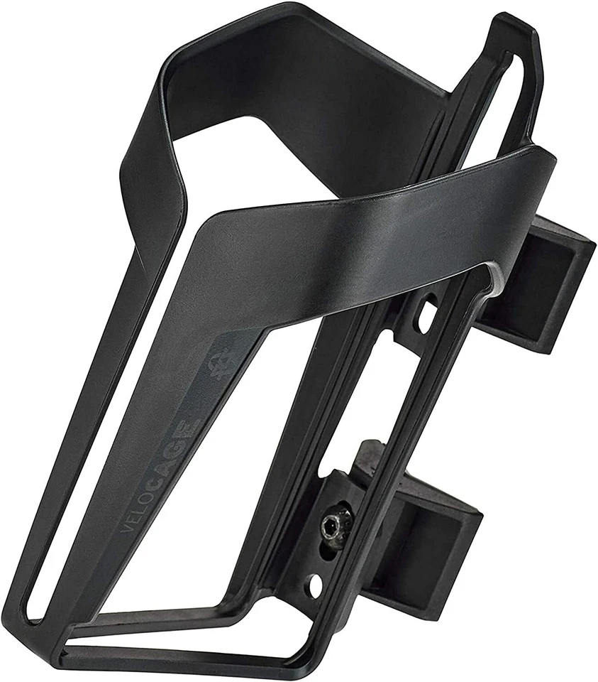 SKS - Jaula para biberones para bicicletas - Adaptador en cualquier lugar con VeloCage - Negro Foto 2 de 4