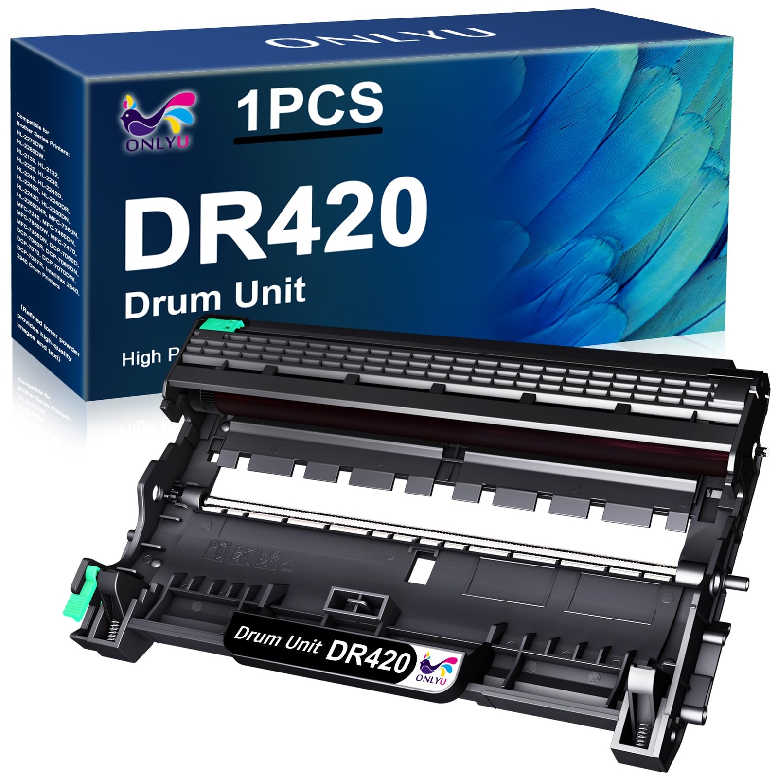 ONLYU Compatible Drum Unit Replacement for Brother DR450 DR420 for Brother HL...