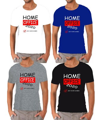 HOMEOFFICE 2020 BÜRO KLOPAPIER VIRUS FUNSHIRT SPRÜCHESHIRT HERREN MOTIV T-SHIRT 