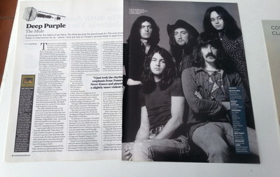 DEEP PURPLE 'The Mule' 2 page UK ARTICLE / clipping