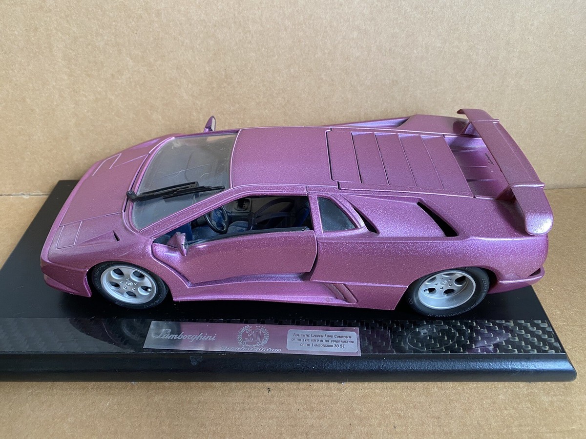 Maisto 1/18 Lamborghini Jota 1995 Violet - Modèle Occasion Sans Boîte