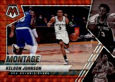 2020-21 Panini Mosaic - Montage Red Mosaic #27 Keldon Johnson