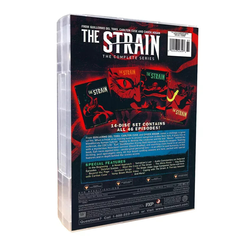 The Strain: The Complete Series, Seasons 1-4 (DVD) | eBay