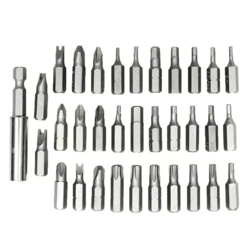 33 Torx Bit Set Tamper Proof Security Torq Hex Star Spanner Tri Wing Screwdriver - Picture 7 of 14