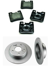 x2 PAGID REAR Brake Disc Rotor Pad Set for Mercedes 1990-1995 300sL sL320 500sL
