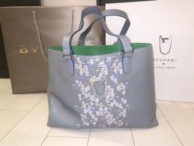 Jojo collaboration super tote bag BVLGARI | eBay