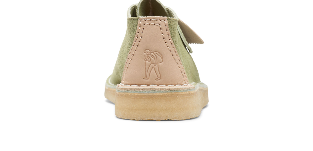 CLARKS ORIGINALS Desert Trek Boots Pale Green New | eBay