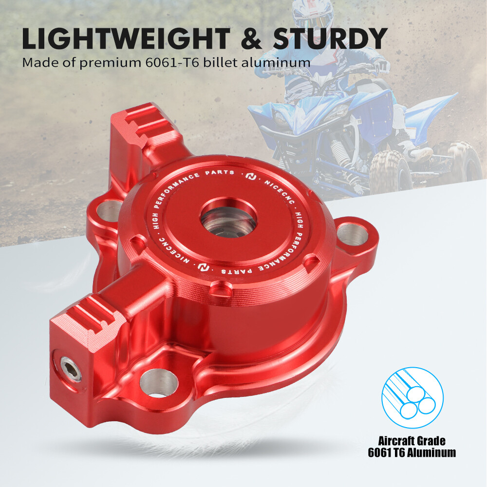 Transparent Oil Filter Cover 6061T6 Aluminum For Yamaha YFZ450R/RSE