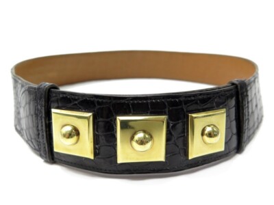Crocodile Weston Ceinture VINTAGE CEINTURE HERMES PIANO