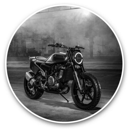 2 x Vinyl Stickers 10cm (bw) - Cool Street Motorbike Naked Bike  #35774 - Zdjęcie 1 z 8