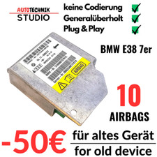 65.77-6900727 ECU Steuerger&auml;t Airbag Sensor BMW E38 7er 10 AIRBAGS