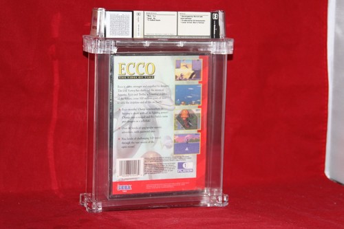 Ecco: The Tides of Time (Sega Genesis, 1994) Authentic Game, WATA Graded 9.4 B+ - Picture 2 of 2