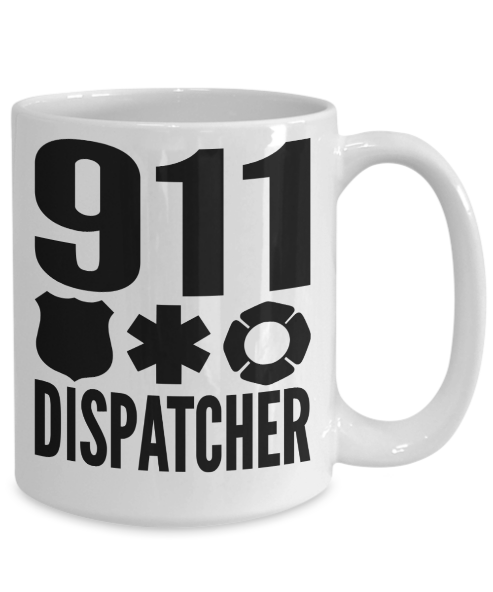 Salute to 911 Dispatchers Coffee Mug - The Calm Voice In The Face Of  Darkness | eBay