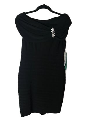 Scarlett Nite Dress Bodycon  Off The Shoulder  Sz 8