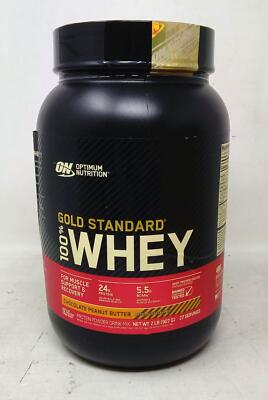 Optimum Nutrition Gold Standard 100% Whey Protein Powder Choc Peanut Butter 2lb