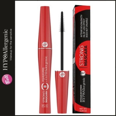 Bell HYPOAllergenic STRONG MASCARA Black Intense Bold & Length 8g / 164