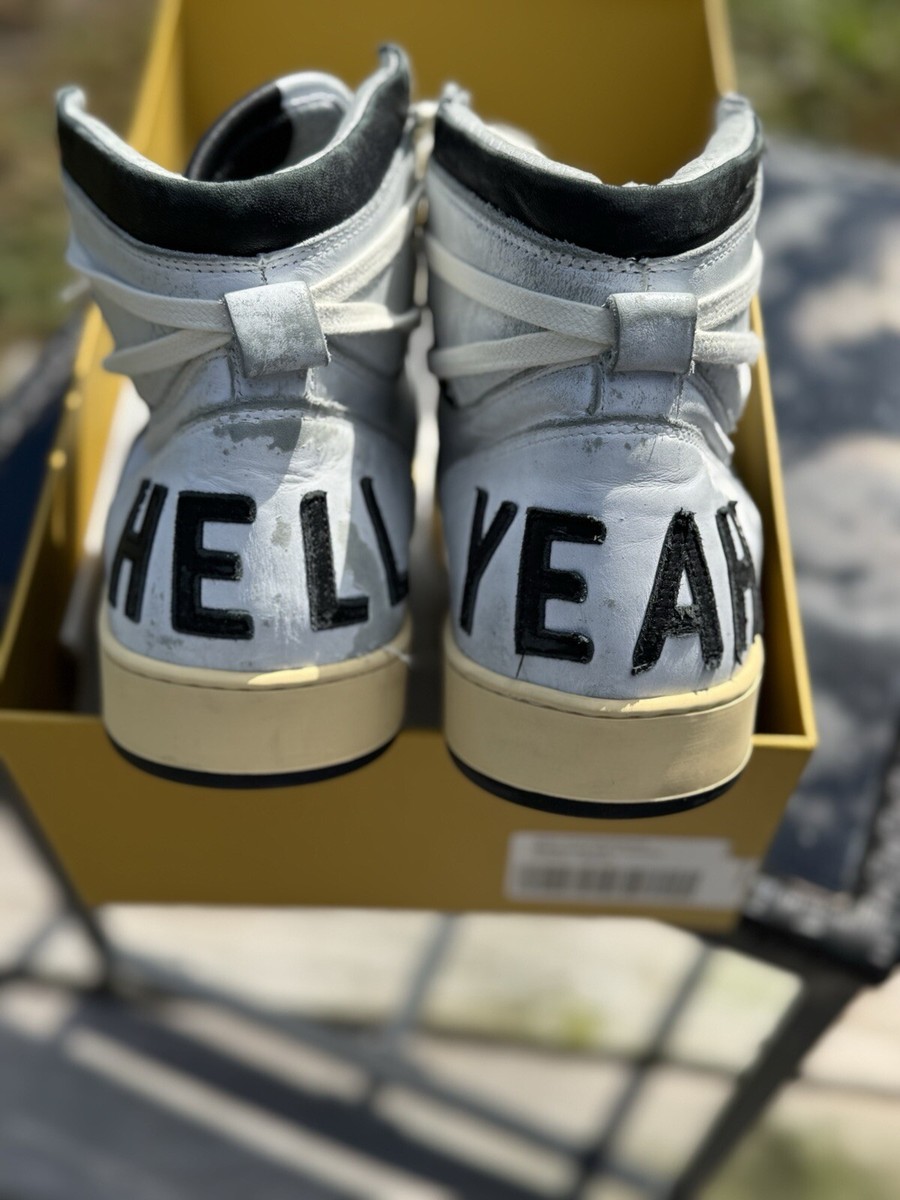 Size 12 - RHUDE Rhecess High-Top White | eBay