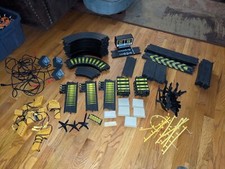 Vintage Tyco Track Lot of 73 Slot Car Tracks Straight Curved Loop Cliffhangers