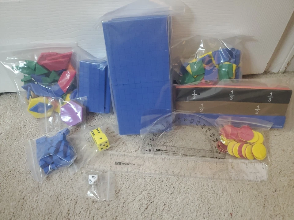 EAI Student Manipulative Kit Math Alphabet ABC Arc ETA Lakeshore Gr 3-5 Teacher  - Image 2 of 4