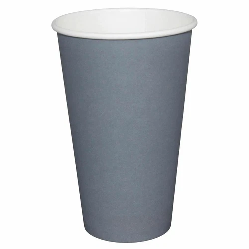 Pack of 1000 Fiesta Takeaway Coffee Cups Single Wall Charcoal 225ml Cardboard