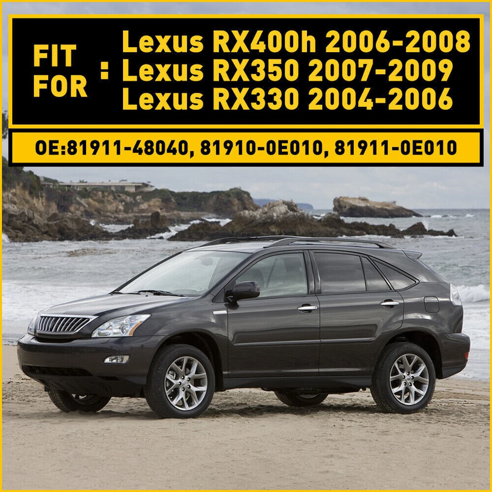 Left+Right Rear Side Marker Bumper Light For 04-06 Lexus RX330 07-09 Lexus RX350 Foto 3 de 4