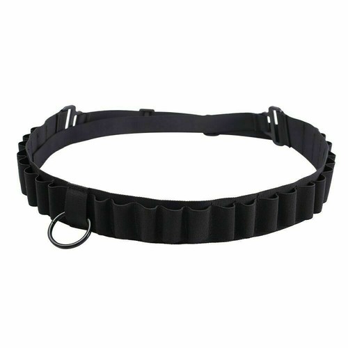 For 12GA 20GA Gauge 25 Shell Tactical Ammo Holder Shotgun Rifle Sling - Afbeelding 8 van 14