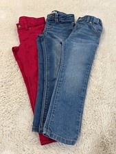 Bundle Girls 3 Pants Land's End Sonoma and The Children Place Size 4TT